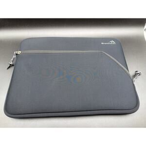 Brenthaven Laptop Sleeve Case Gray Padded Zipper MacBook Tablet 14.75" x 11.8"